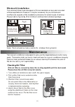 Предварительный просмотр 13 страницы mundoclima MUPO-H6 Installation And Owner'S Manual