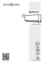 mundoclima MUPR-09-H11-E Service Manual предпросмотр