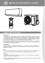 Предварительный просмотр 3 страницы mundoclima MUPR-09-H11 Installation And Owner'S Manual