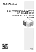 mundoclima MUVR-12-H10 Installation And Owner'S Manual предпросмотр