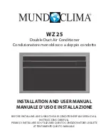 Предварительный просмотр 1 страницы mundoclima WZ 25 Installation And User Manual