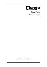 Mungo Enterprises State Zero Reference Manual preview