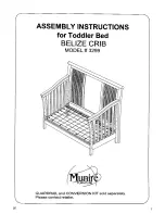 Preview for 7 page of Munire Belize 3299 Assembly Instructions Manual