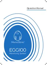 Предварительный просмотр 1 страницы Munro Sonic EGG100 Operation Manual