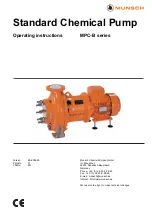 Munsch MPC-B series Operating Instructions Manual предпросмотр