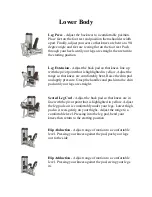 Preview for 2 page of Munson Healthcare Cybex Weight Machine Manual