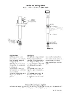 Preview for 2 page of Munster Simms Engineering Ltd. Whale V-PUMP MK.6 Manual