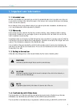 Preview for 4 page of Munters ComDry M160L User Manual