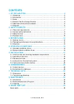 Preview for 3 page of Munters EC52D Manual For Use And Maintenance