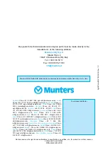 Preview for 40 page of Munters EC52D Manual For Use And Maintenance