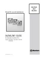 Munters ED24 Manual For Use And Maintenance предпросмотр