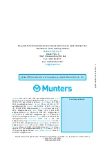 Предварительный просмотр 26 страницы Munters EDC GHp Series Manual For Use And Maintenance