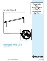 Preview for 1 page of Munters FH1709 Instruction Manual