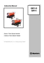 Munters GRY-D Instruction Manual preview