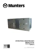 Munters HCUw Operating & Maintenance preview