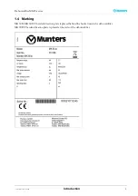 Preview for 5 page of Munters MK30D User Manual