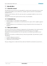 Preview for 5 page of Munters ML1100 User Manual