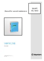 Preview for 1 page of Munters SMART-3MD Manual For Use And Maintenance