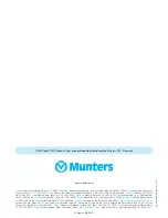 Preview for 32 page of Munters TU600 Manual For Use And Maintenance