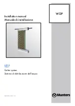 Munters WDP Installation Manual preview