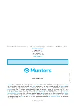 Предварительный просмотр 40 страницы Munters WM54 Manual For Use And Maintenance Including Assembling Instructions