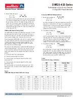 Предварительный просмотр 3 страницы Murata DMR20-4/20 Series Manual