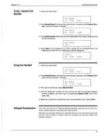 Preview for 47 page of Murata F-45 Operating Instructions Manual