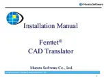 Murata Femtet Installation Manual preview