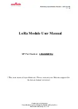 Предварительный просмотр 1 страницы Murata LBAA0QB1SJ User Manual