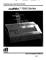 Murata MULTI-7000 User Manual preview