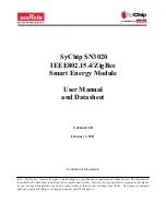 Murata SyChip SN3020 User Manual preview