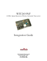 Предварительный просмотр 1 страницы Murata WIT2410NF Integration Manual