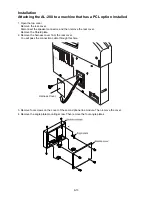 Предварительный просмотр 238 страницы Muratec F-360 Field Engineering Manual