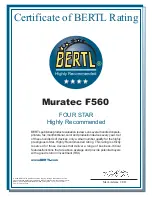 Muratec F-560 Benefits preview