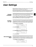 Предварительный просмотр 21 страницы Muratec F-72 Operating Instructions Manual