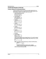 Preview for 81 page of Muratec F-76 Operating Instructions Manual