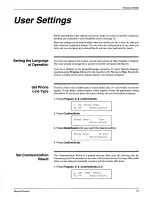 Preview for 21 page of Muratec M-3000 Operating Instructions Manual