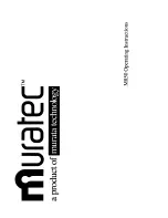 Muratec M-850 Operating Instructions Manual preview