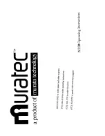 Preview for 1 page of Muratec M-920 Operating Instructions Manual