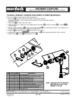 Preview for 9 page of Murdock 171100F-UG-VR Installation & Maintenance Instructions Manual