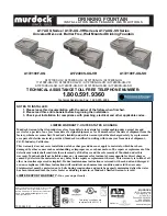 Preview for 1 page of Murdock 172100F-UG-VR Installation & Maintenance Instructions Manual