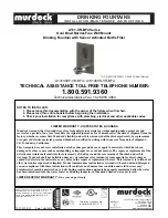 Murdock A131-VR-BF4 Series Installation & Maintenance Instructions Manual preview