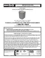 Preview for 1 page of Murdock A1311408F Installation & Maintenance Instructions Manual