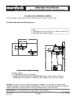 Предварительный просмотр 2 страницы Murdock A132-VR Series Installation & Maintenance Instructions Manual