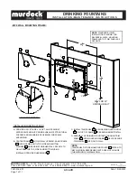 Предварительный просмотр 7 страницы Murdock A132-VR Series Installation & Maintenance Instructions Manual