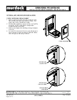 Предварительный просмотр 9 страницы Murdock A151-VR-BF4 Series Installation & Maintenance Instructions Manual