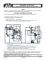 Предварительный просмотр 2 страницы Murdock A172-FG-VR-WF1 Installation & Maintenance Instructions Manual