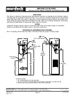 Предварительный просмотр 2 страницы Murdock A511.5 Series Installation & Maintenance Instructions Manual