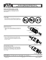 Предварительный просмотр 11 страницы Murdock H2O To Go BF15 Series Installation & Maintenance Instructions Manual