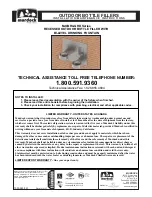 Preview for 1 page of Murdock M-OBR4-GRD Series Installation & Maintenance Instructions Manual